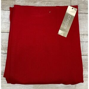 Chico's Ankle Pants Women's Size 00(U.S. 2) Red Slim Leg Stretch Career‎ Casual